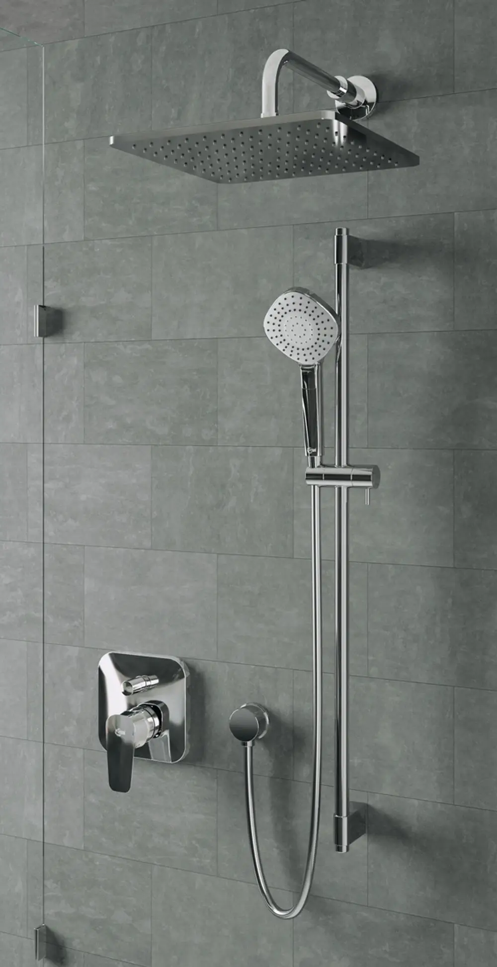 IS-Wandanschluss-Idealrain-300mm-Chrom-B9444AA gallery number 18